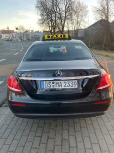 Taxi Osnabrück Rückansicht